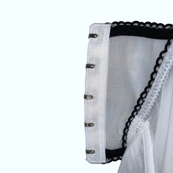 Victoria's Secret Bra Bridal Demi Longline Dream Angels White Tulle Pink 34C NWT - Picture 10 of 13